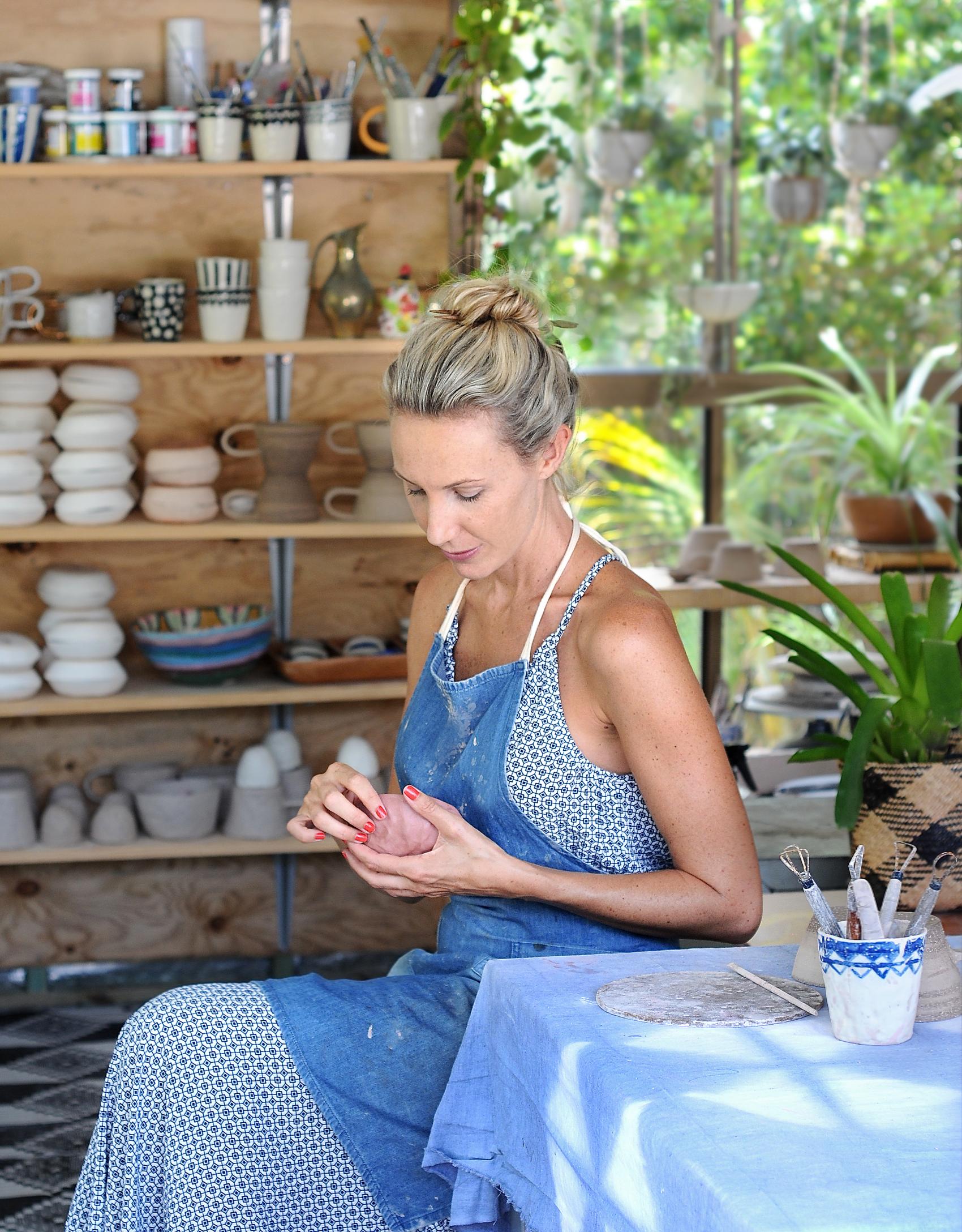 Meet the maker behind ceramicist brand, Liqourice Moon - Cedar & Suede